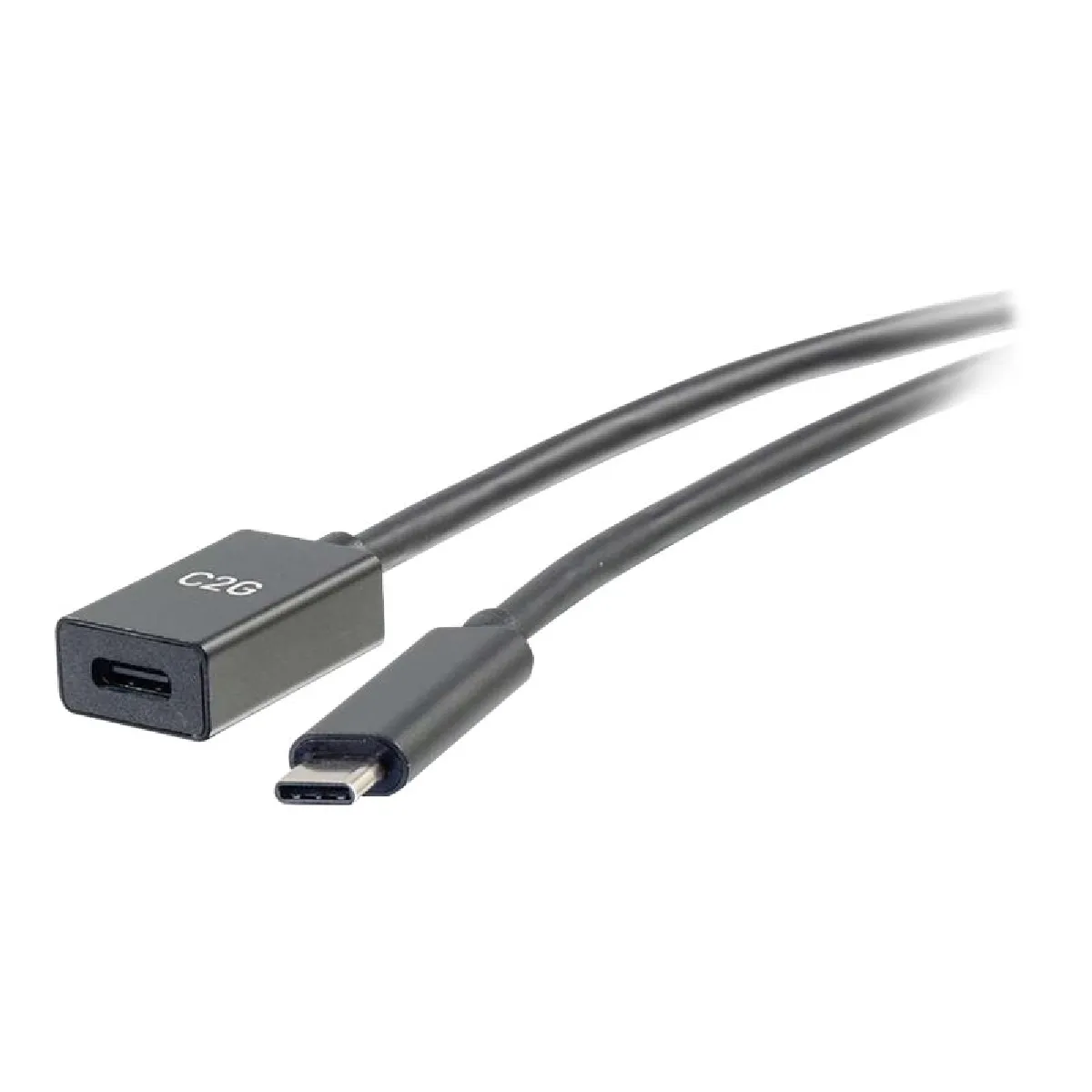 C2g Noir Câble Usb-C Mâle Femelle