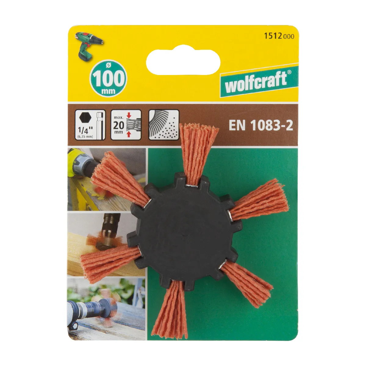 Wolfcraft Brosse De Ponçage Nylon
