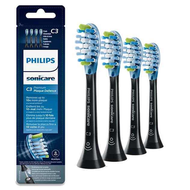 Philips Noir Têtes De Brosse Standard –