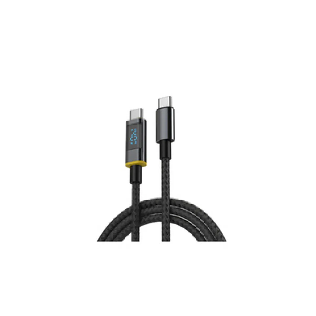 Dlh Energy Noir Câble Usb-C Vers Usb-C