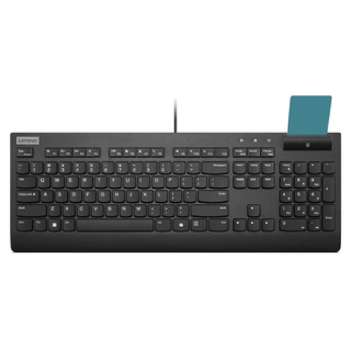 Clavier PC Lenovo LENOVO PREFERRED KEYBOARD – Filaire AZERTY avec Smartcard - vue 5
