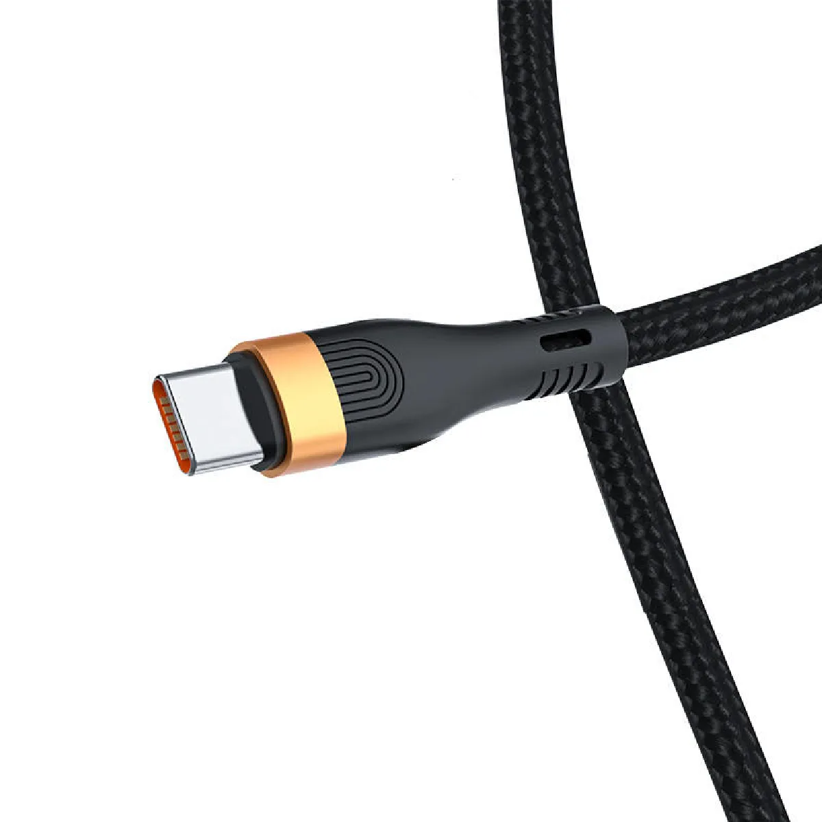 Dlh Energy Noir Câble Usb-C Vers Usb-C