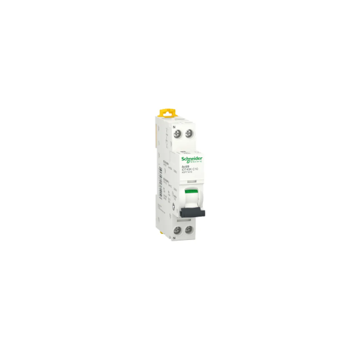 Schneider Acti9 Idt40k - Disjoncteur Modulaire - 1P+N - 10A - Courbe C - 4500A/4,5Ka - Image 3