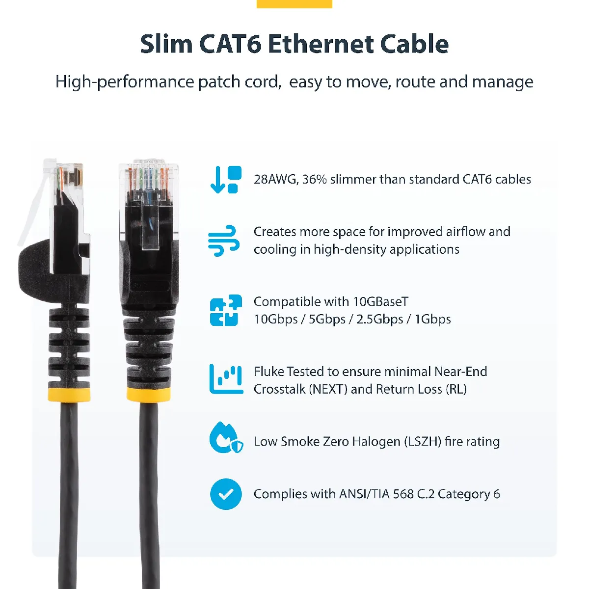 Startech.com Rose Câble Réseau Rj45 Cat6
