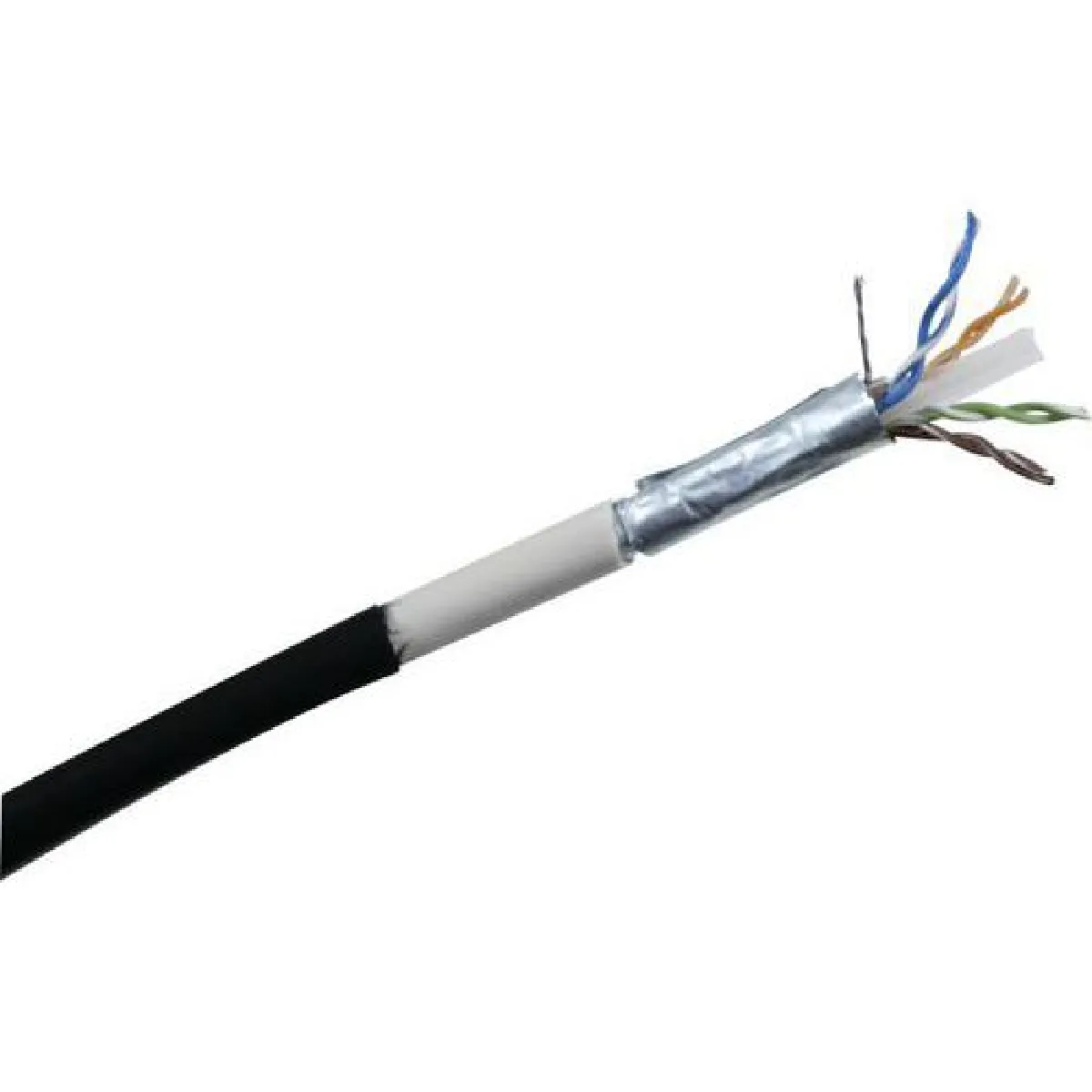 Dexlan Noir Câble Rj45 Cat6 F/Utp