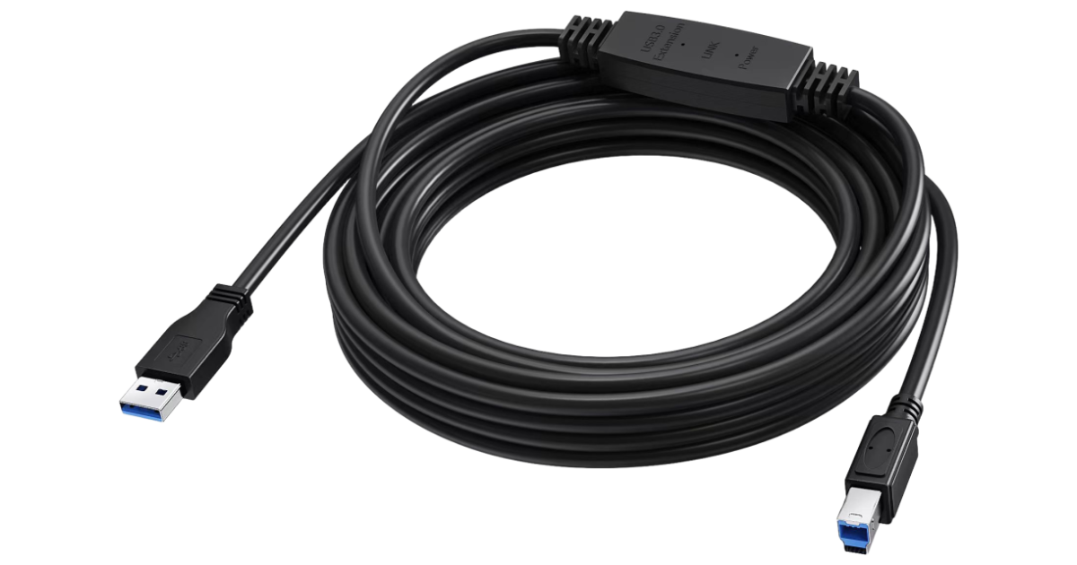 Vision Noir Câble Usb 3.0