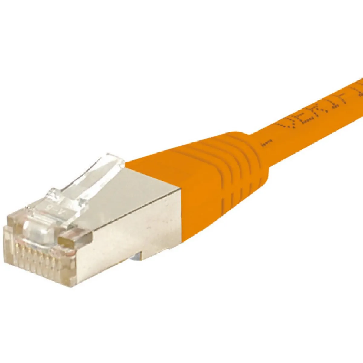 Dexlan Orange Câble Réseau Rj45 Cat6