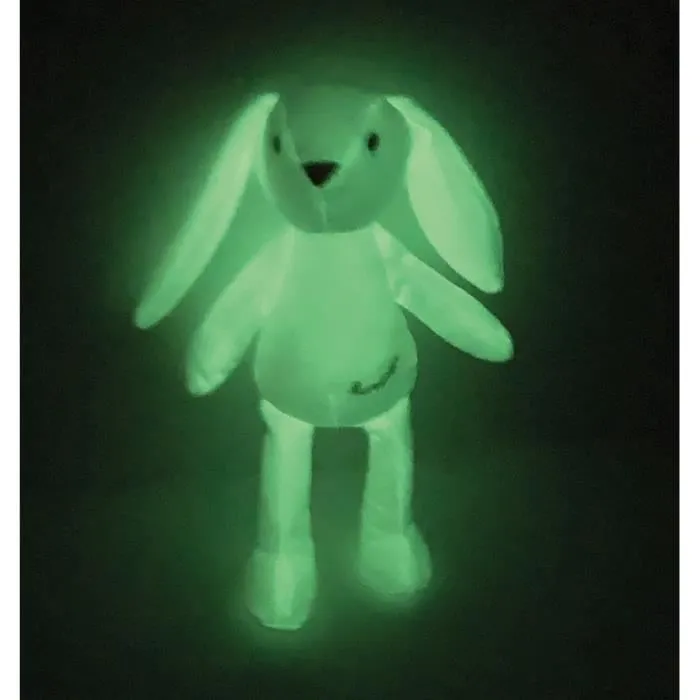 Jemini Blanc Peluche Lapin Luminou