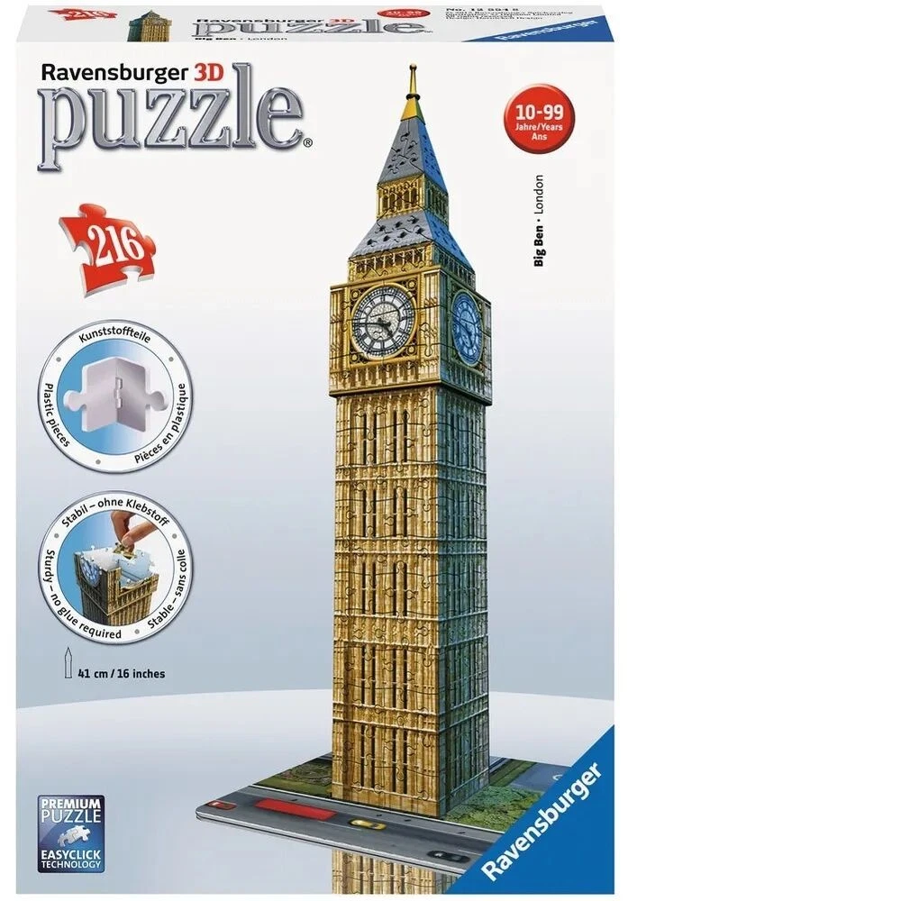 Ravensburger Puzzleball 3D Big Ben - 216 pièces - vue 2