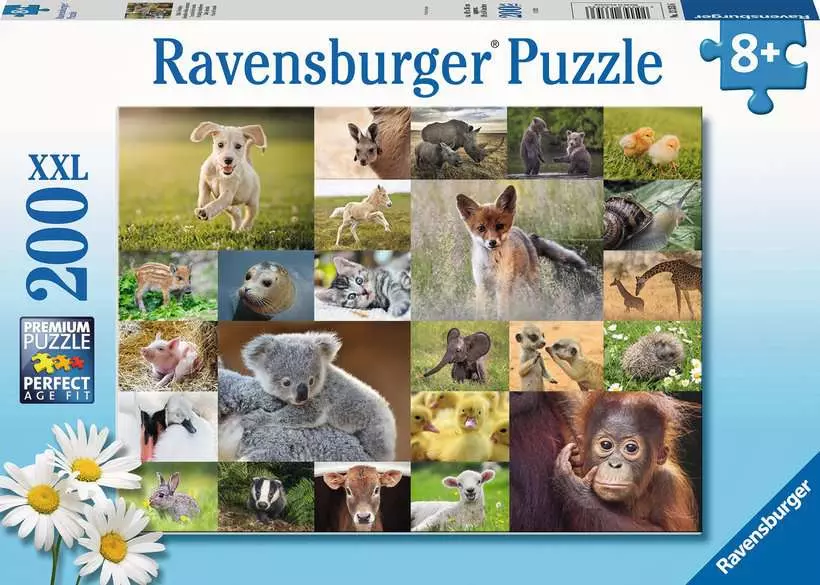 Puzzle 200 pièces : Adorables bébés animaux Ravensburger France - vue 5