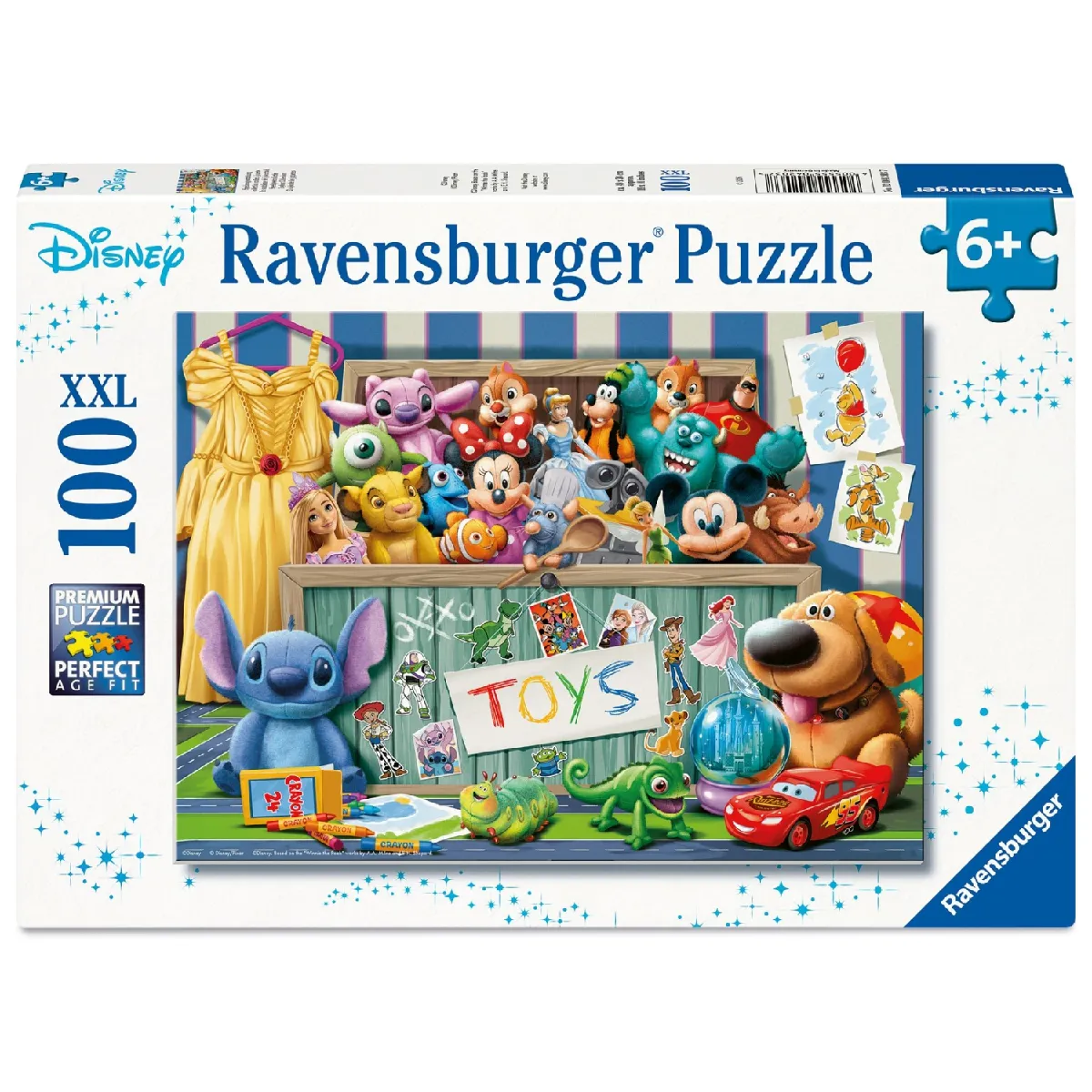 Puzzle 100 pièces : Le coffre à jouets magique Ravensburger France - vue 5