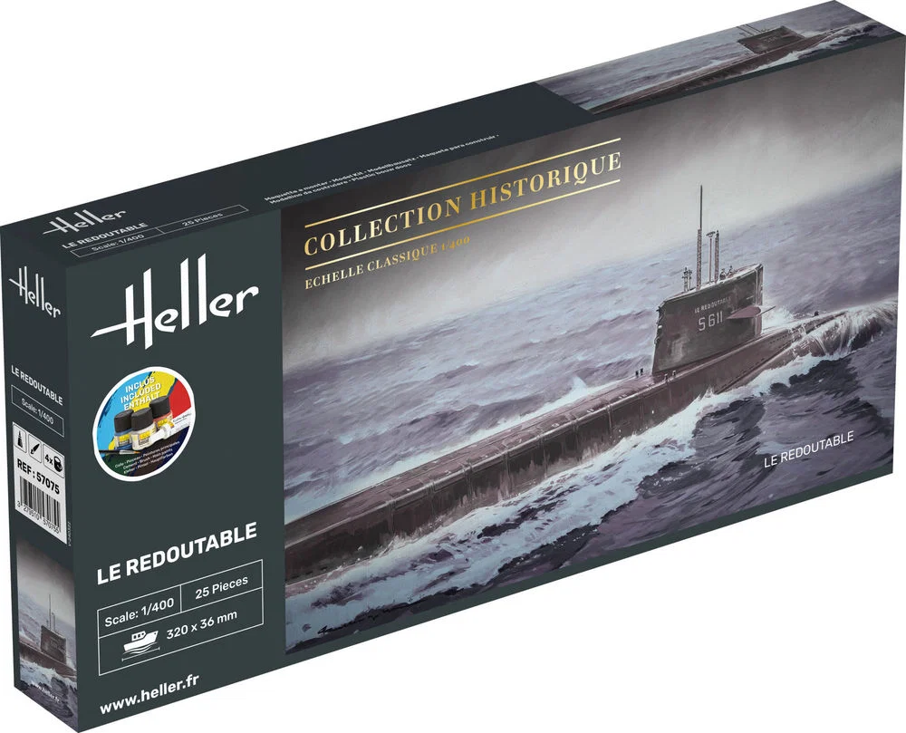 Heller Starter Kit U-Boot Type Vii C - 1:400E - Image 4