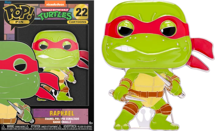 Funko pin Pop Raphael Tortues Ninja - vue 3