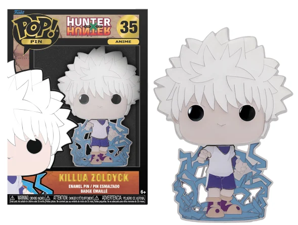 Épingle en émail FUNKO KILLUA 4 pouces Chance 112 Éclairs bleus - vue 10