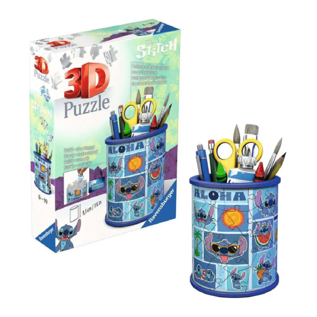 Ravensburger Puzzle 3D Pot À Crayons Stitch