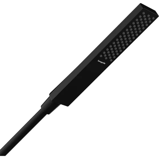 Non Communiqué Noir Mat Pommeau De Douche Hansgrohe Pulsify E 100 Ecosmart - Image 3
