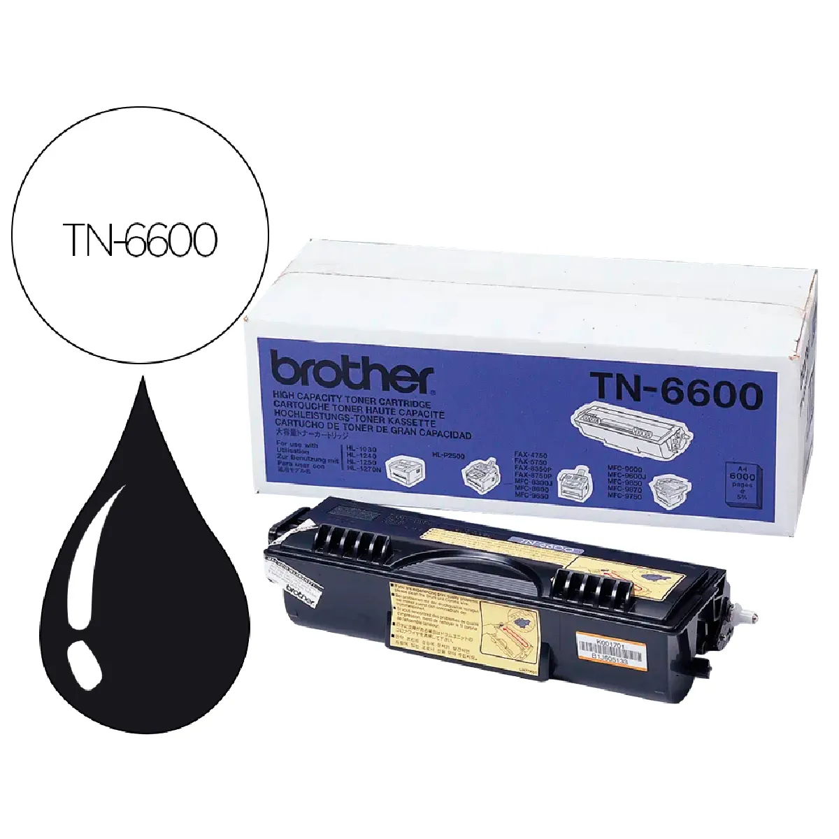 BROTHER TN6600 SPECIAL EDITION CARTOUCHE DE TONER 1 X