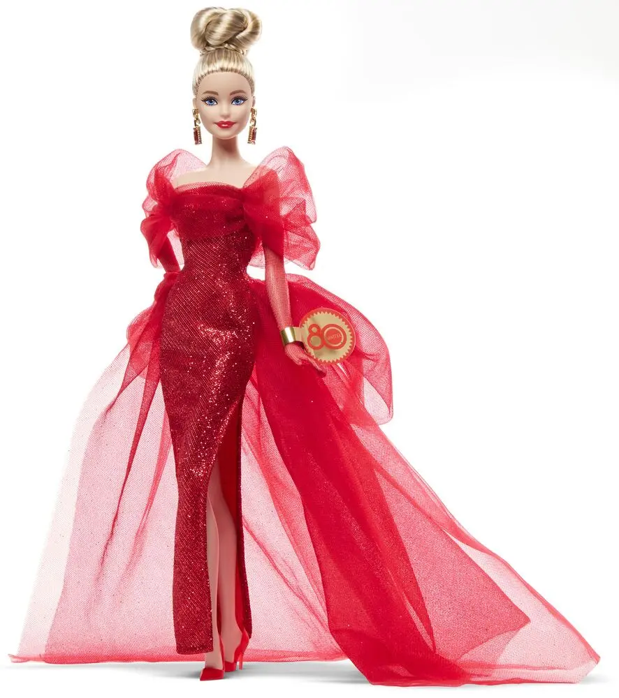 Poupée Barbie Mattel JBJ17 – 80ème Anniversaire avec Robe Pailletée - vue 3
