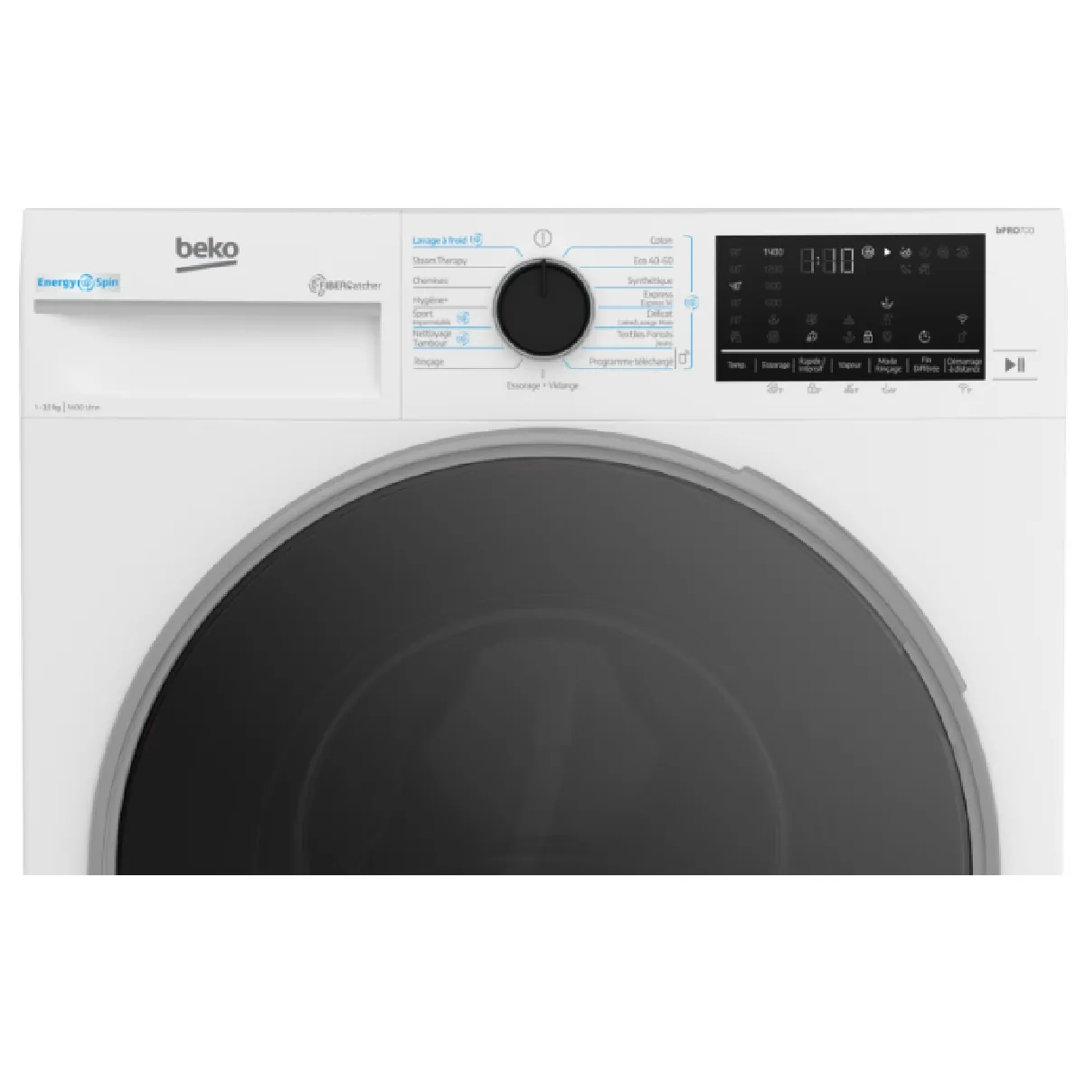 Lave linge hublot B7WFT6104019W - vue 2