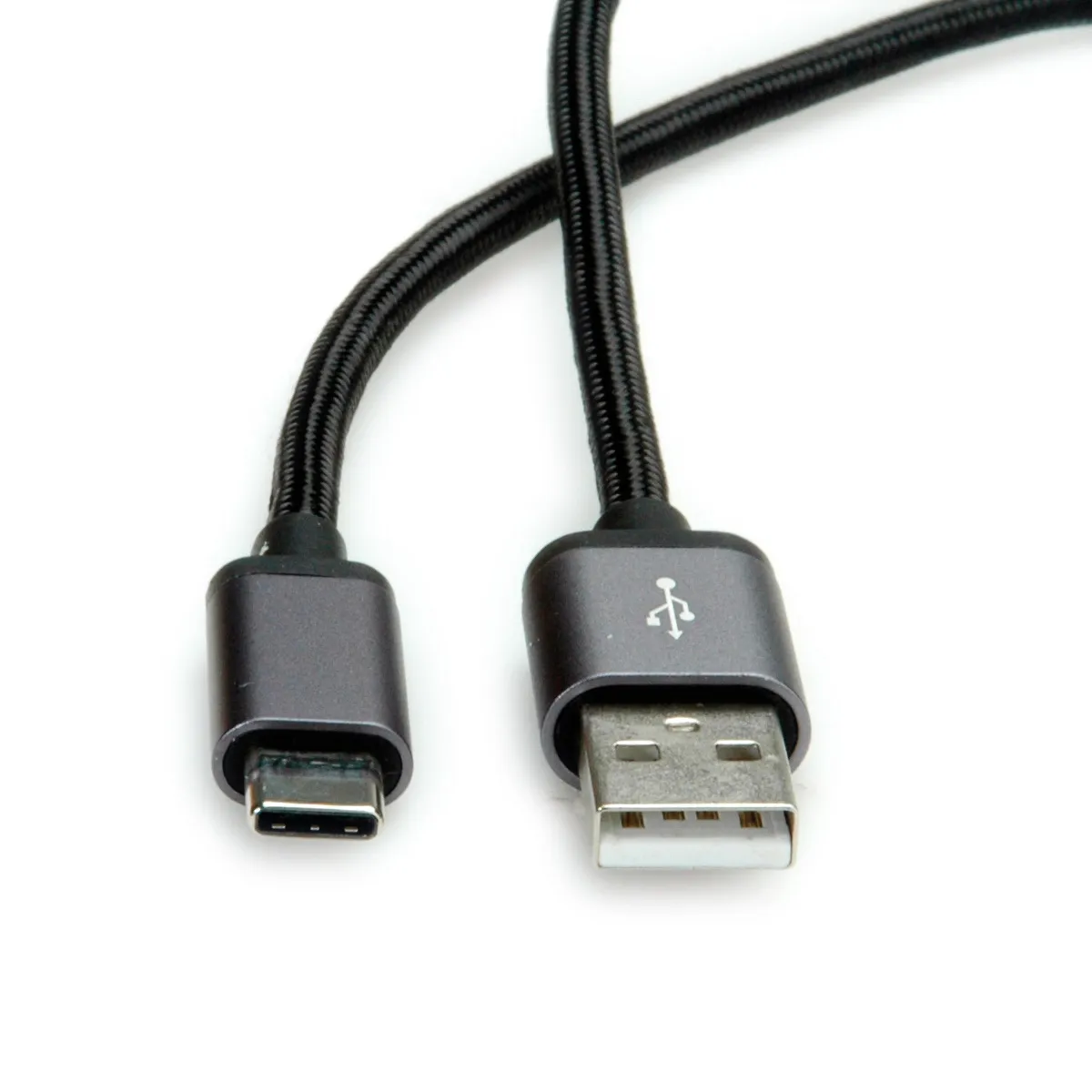 Roline Noir Câble Usb A Vers Usb C