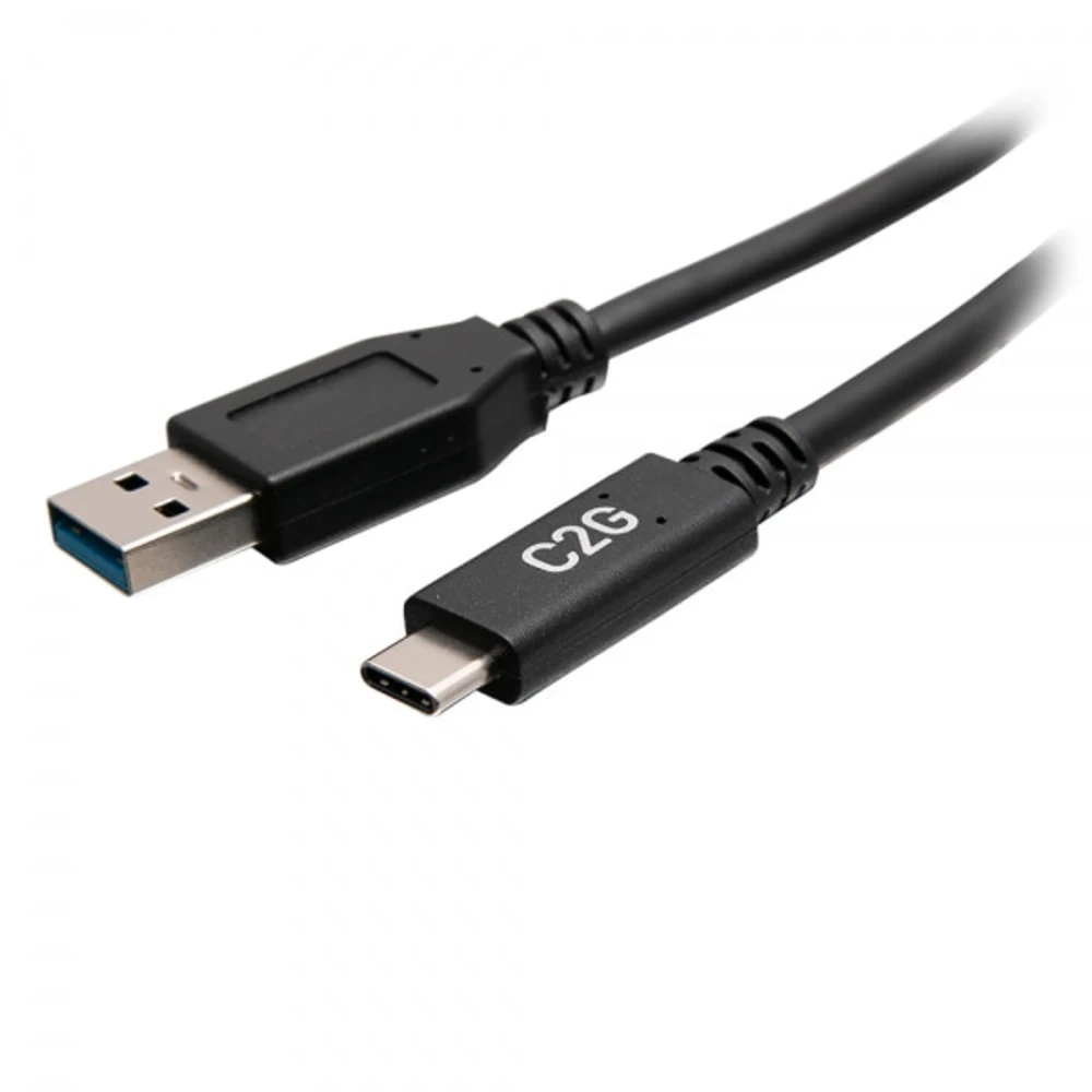 C2g Noir Câble Usb-C Vers Usb-A