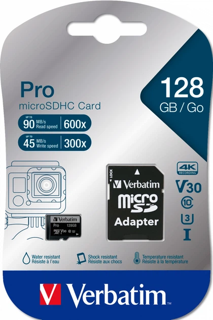 Verbatim Pro MicroSDXC UHS I Classe 10 Neuf - vue 3