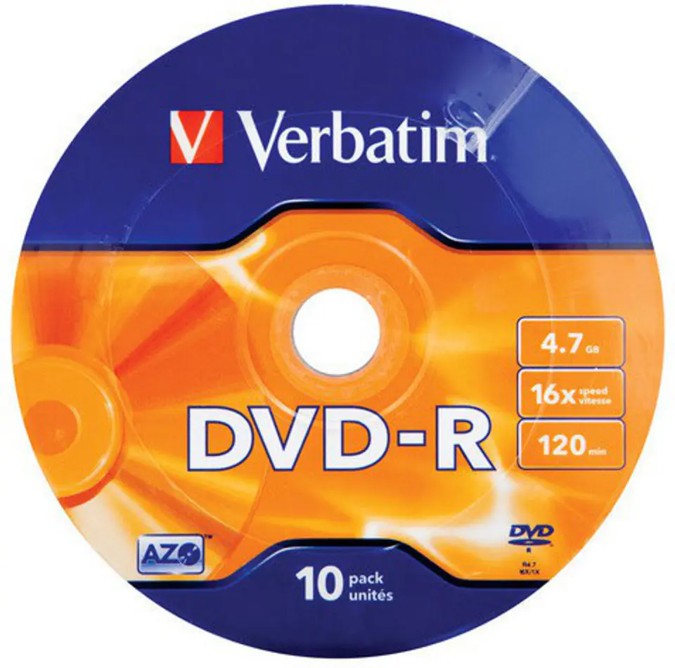 VERBATIM 43729 DVD R 4 7 Go 16 x 10 Wrap Broche - vue 7