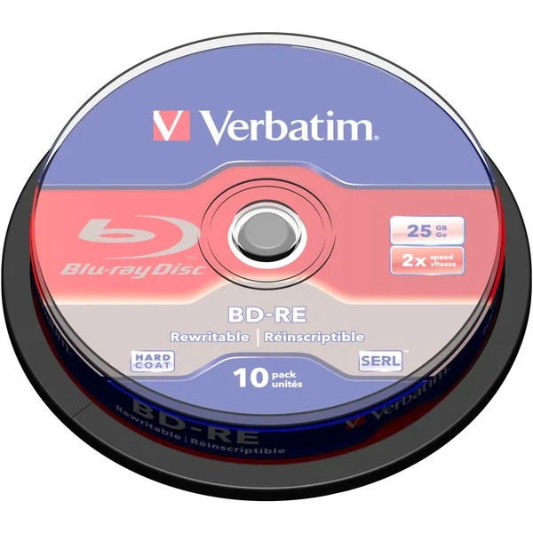 Verbatim Blu-ray BD-RE - 10 unités