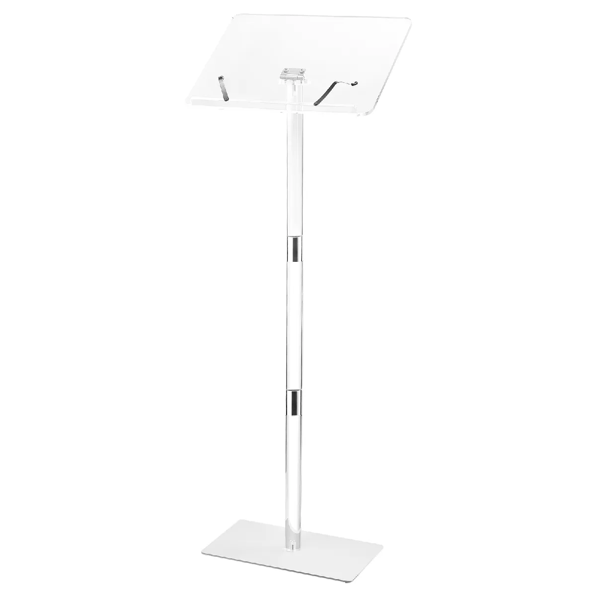 Pupitre de Confrence Podium 104,5cm Lutrin Pour Prsentation Angle Rglable
