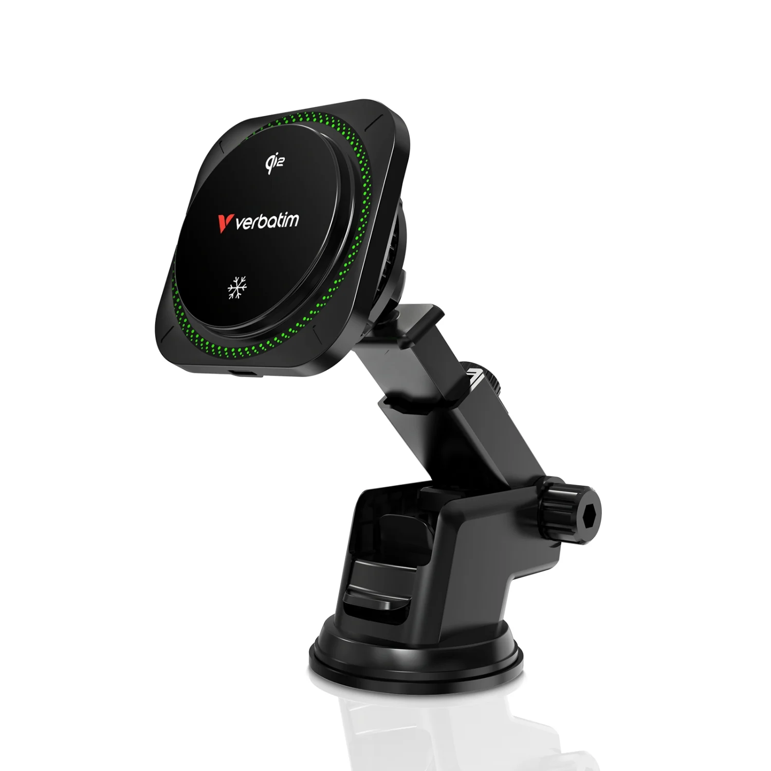 Verbatim Charge 'n' Drive Qi2 RGB Smartphone USB Recharge sans fil Charge rapide Auto Neuf - vue 2
