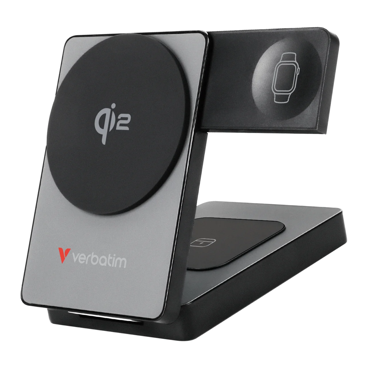 Banc d'alimentation Verbatim Qi2 5000 mAh Power Delivery 3.0 - vue 2