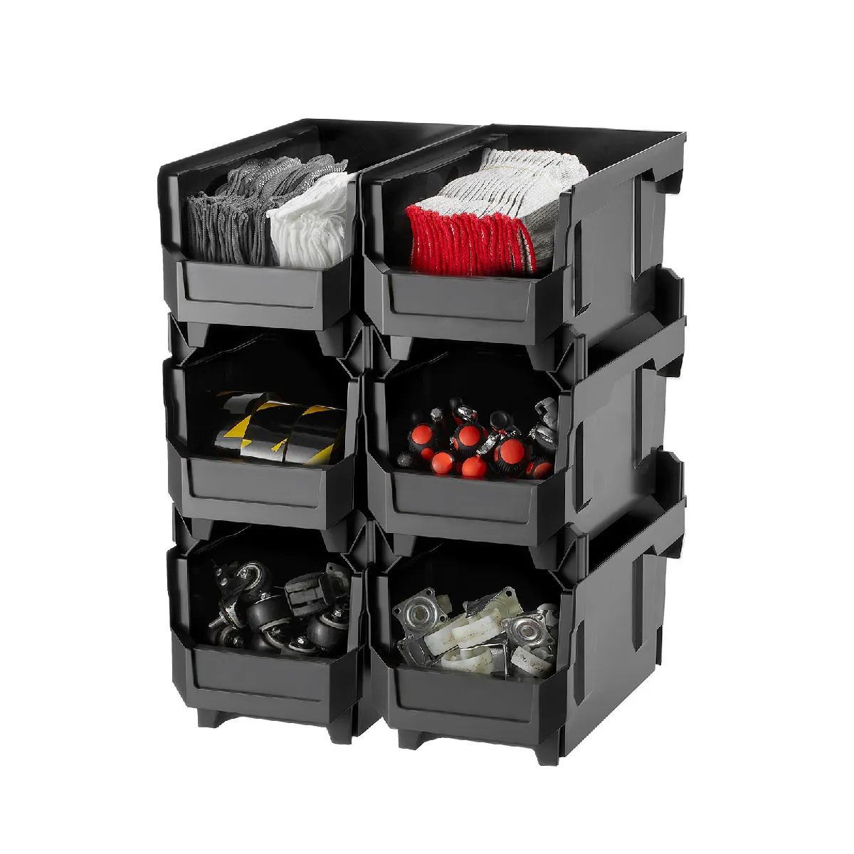 Vevor Noir V6-Black-6 - 14 L - Lot De 6