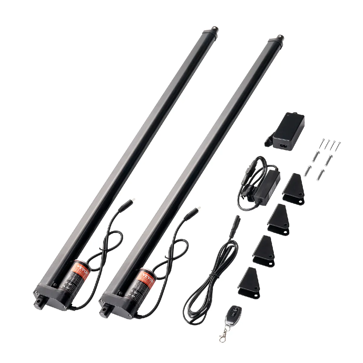 VEVOR – Kit d'actionneur linéaire 2 pièces 12V, 76,2cm, 0,9cm/s, 100kg/1000N, Protection IP54