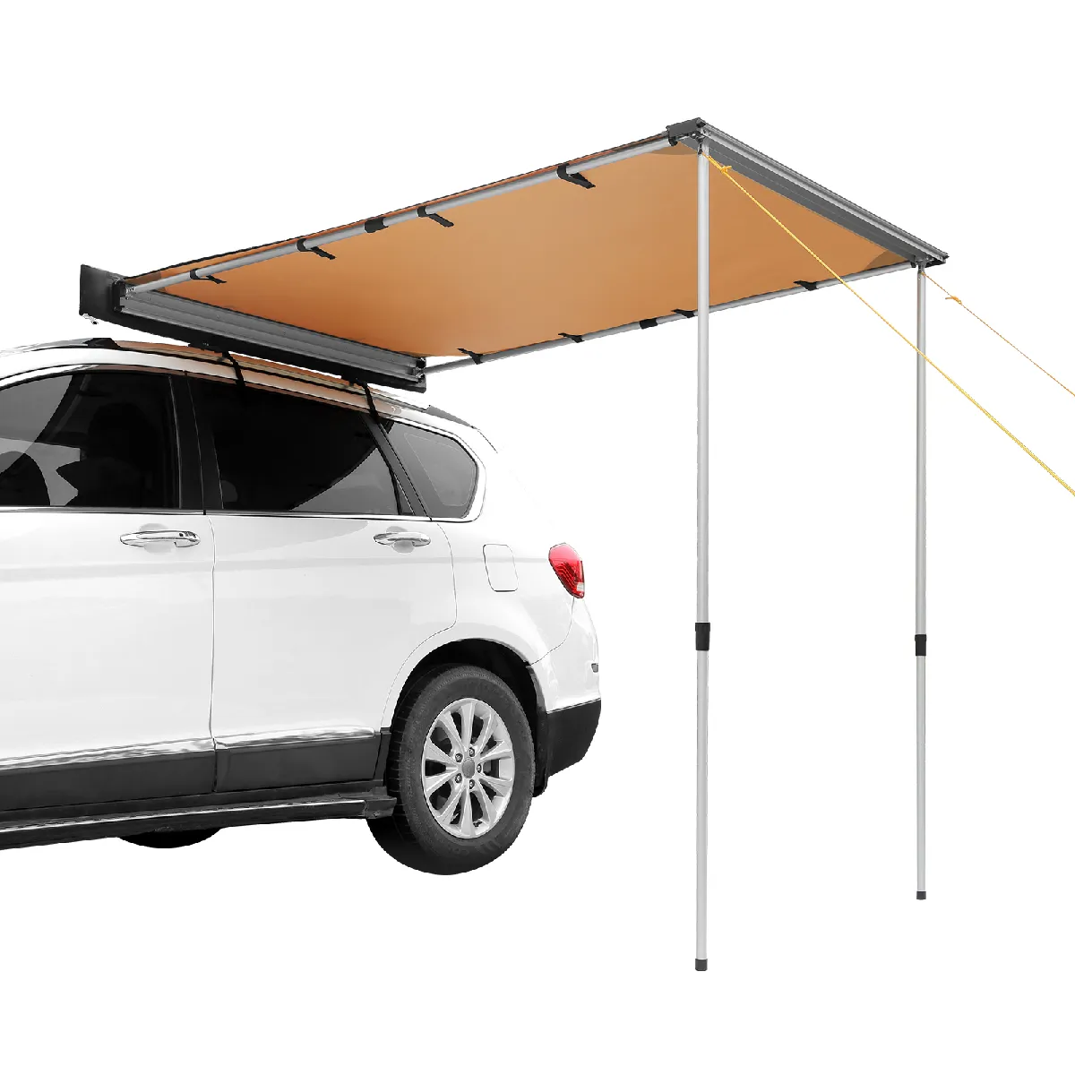 VEVOR Fahrzeugmarkise 1,4 x 2,01 m Schattenabdeckung Autoseitenmarkise PU3000mm UV50+