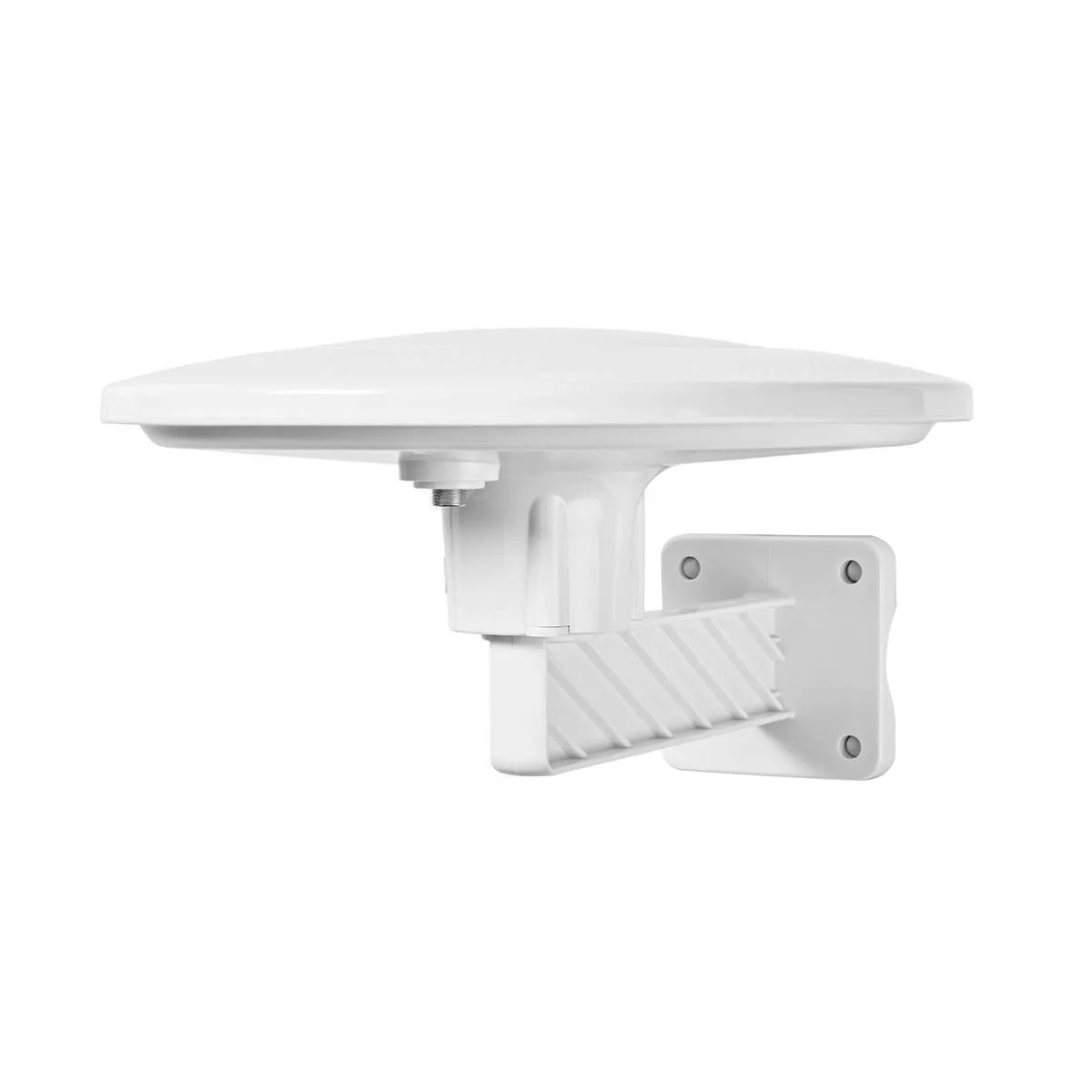 Nedis Blanc Antenne Tv Extérieure Active F-Connecteur Gain 28 Db Portée 50 Km