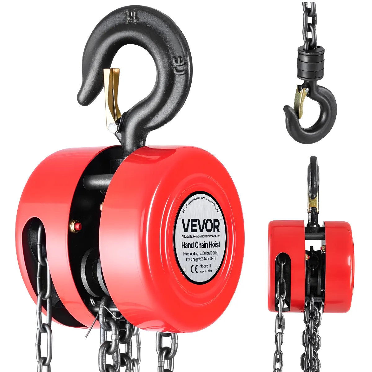 Vevor Rouge 1T - 1 T - 2,44 M