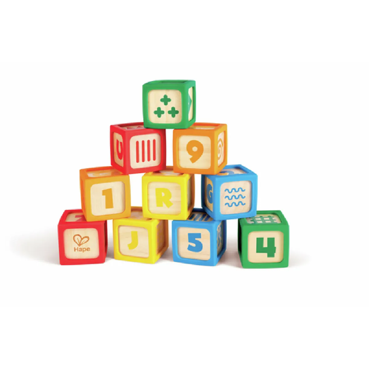 Hape - Jeu d'éveil empilable - Mes petits blocs - Set de 10 pièces - Image 3