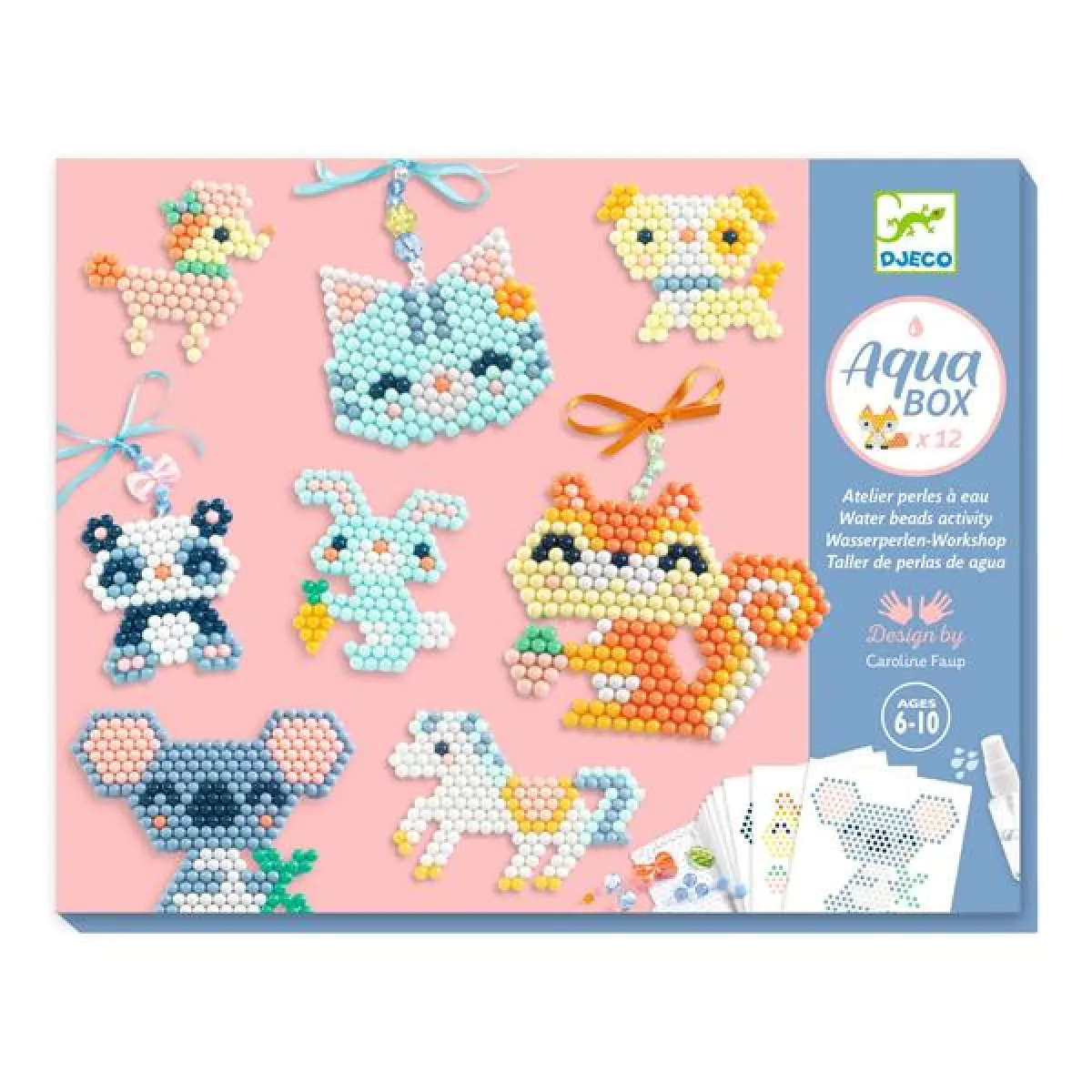 Djeco Multicolore Jeu Créatif Aqua Box Fourrure - Image 3