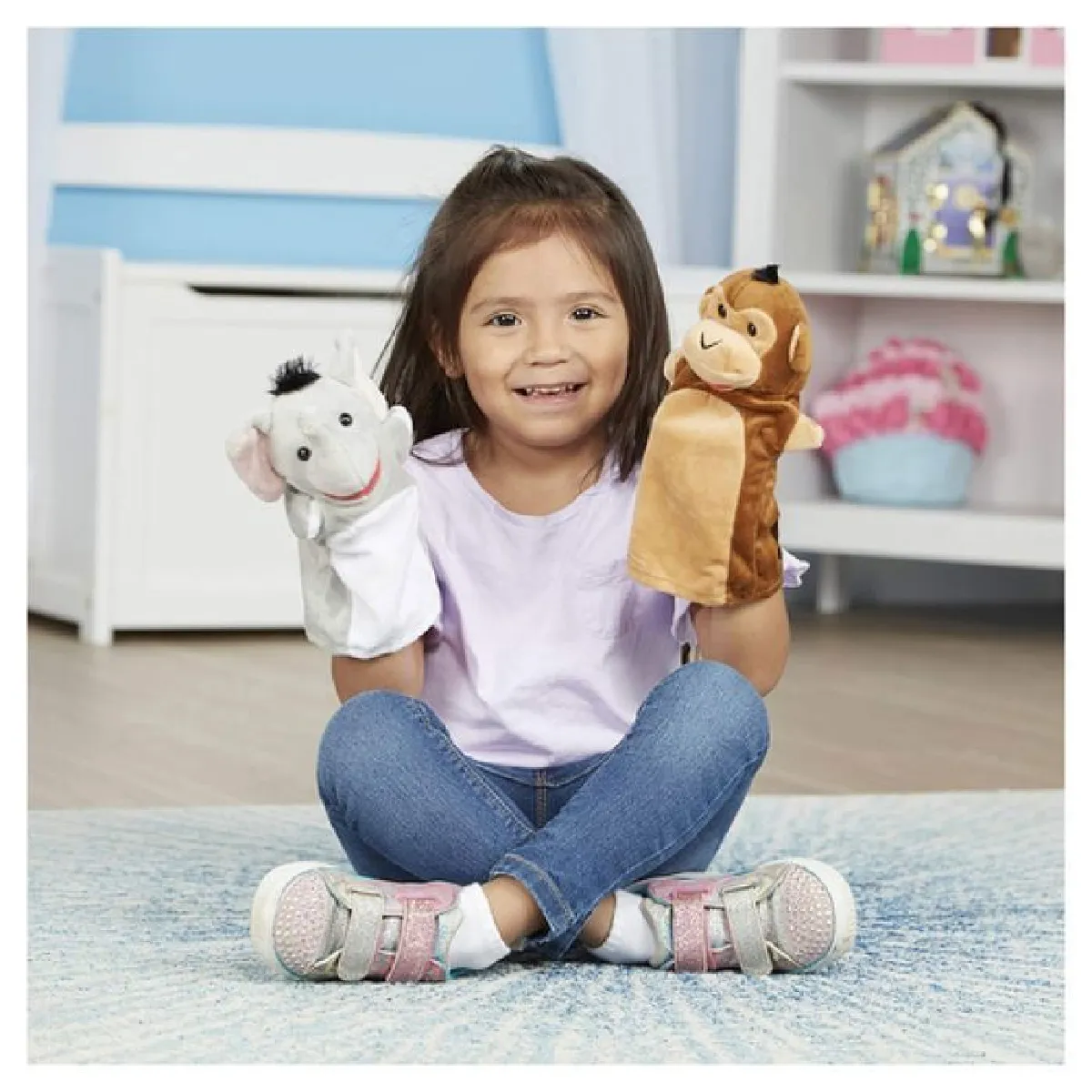 Coffret 6 Marionnettes Safari Melissa and Doug - vue 2