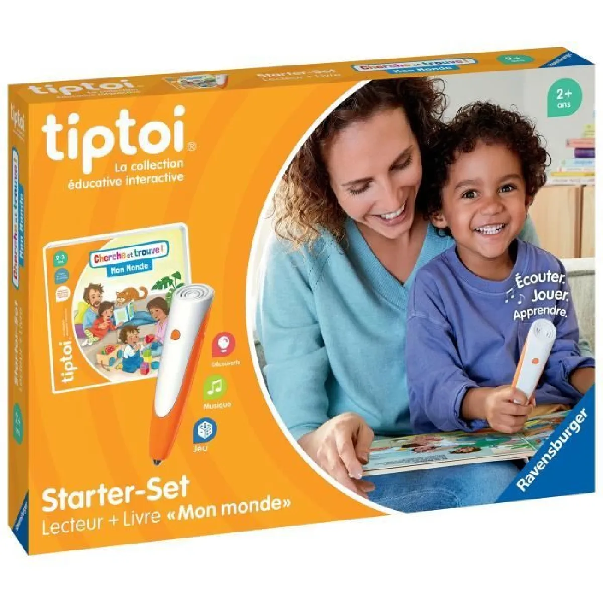 Starter Set Tiptoi Ravensburger 00174 – Lecteur + Livre Cherche et Trouve Mon Monde - vue 9