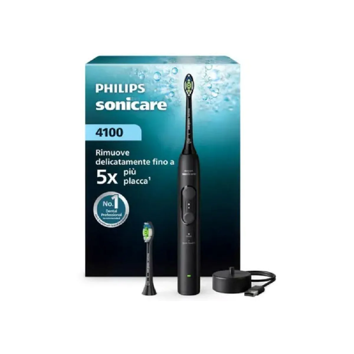 Philips Sonicare 4100 HX4042/52 - Brosse à dents ultrasonique - Noir - 2 modes