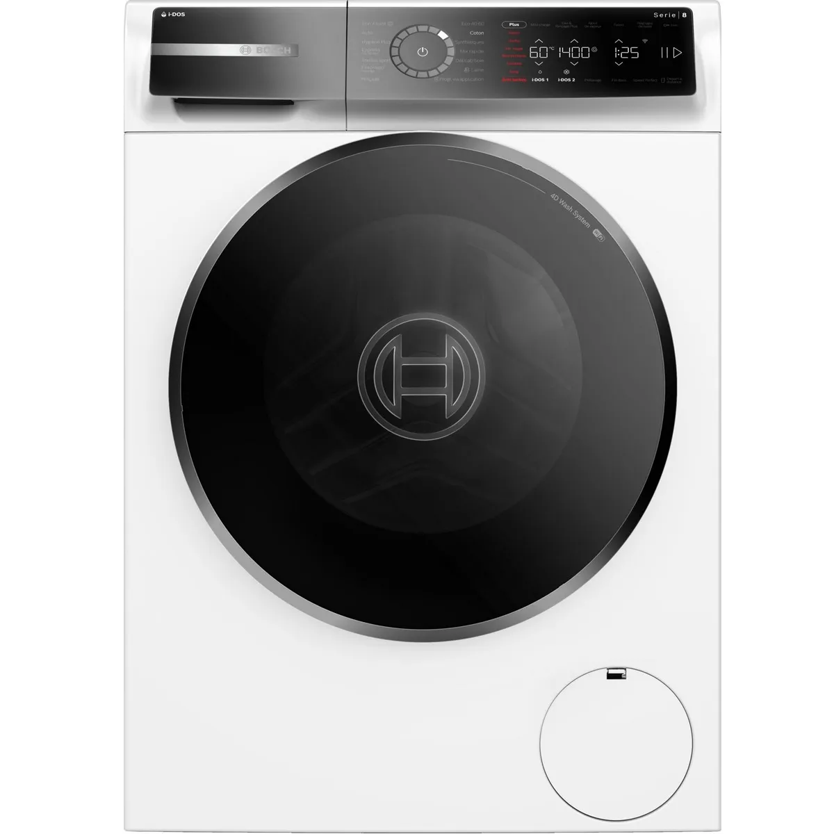 Lave-linge hublot BOSCH WGB254A2FR SER8 - 10 kg - Induction - iDos - L60 cm - 1400 trs/min - Classe A-40% - Blanc - Image 2