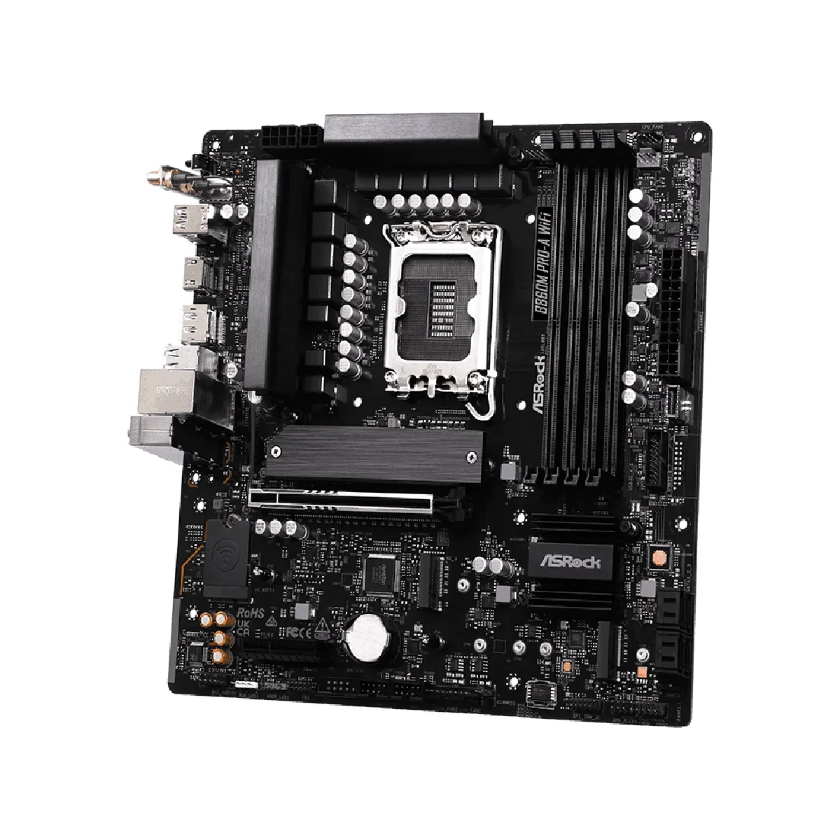 Asrock Carte Mère B860m Pro-A Wifi (Intel Lga 1851) Micro Atx