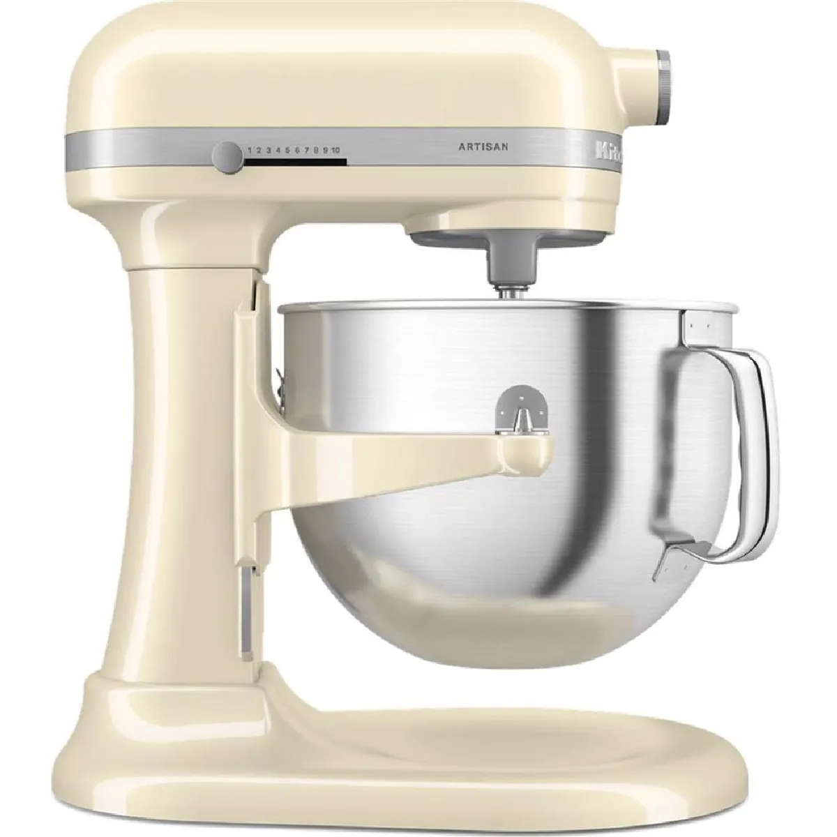 Kitchenaid Gris Robot Pâtissier À Bol Relevable 6,6 L - Artisan - Crème