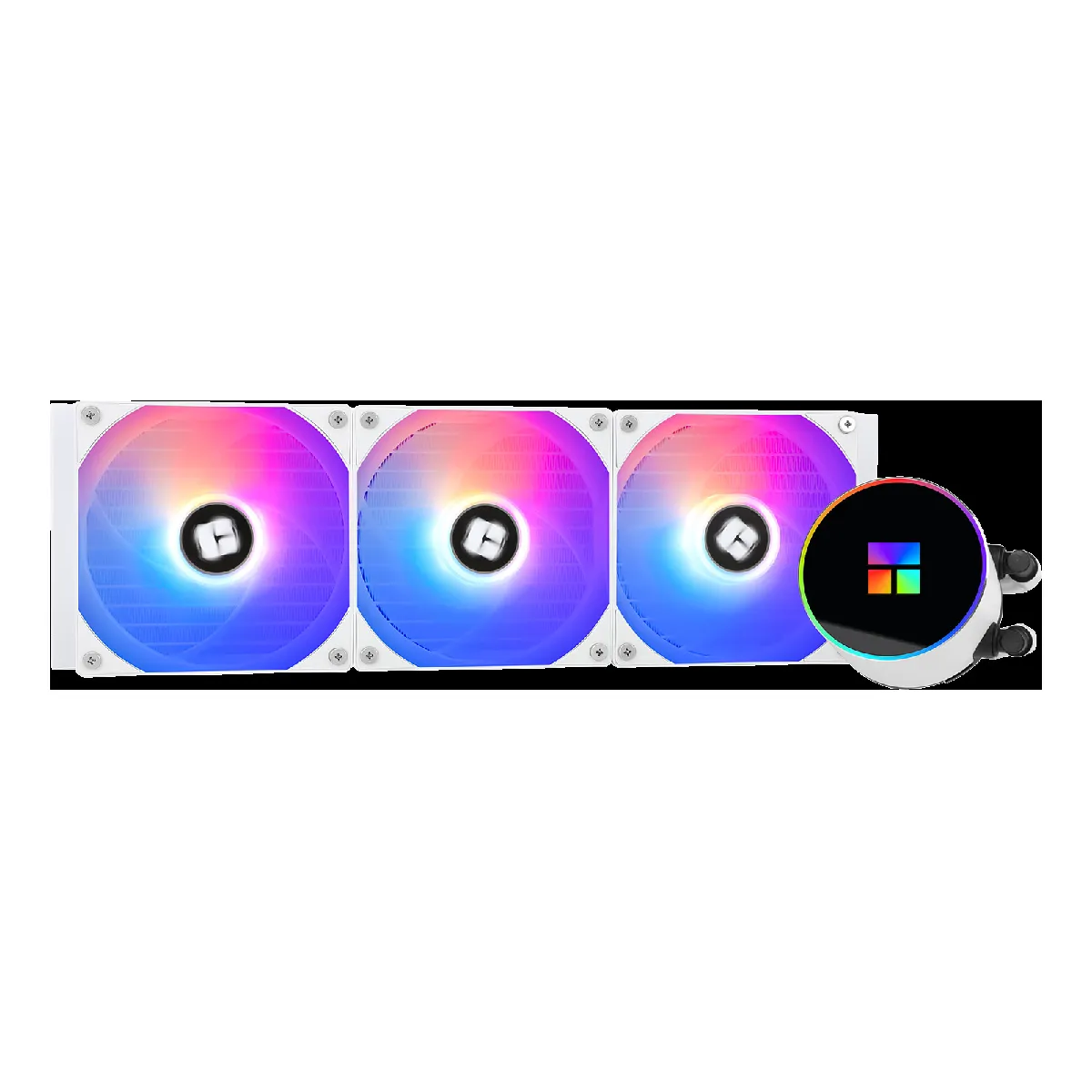 Thermalright Blanc Frozen Magic 360 Argb Kit Watercooling 360Mm 3 Ventilateurs Pwm - Neuf - Image 3