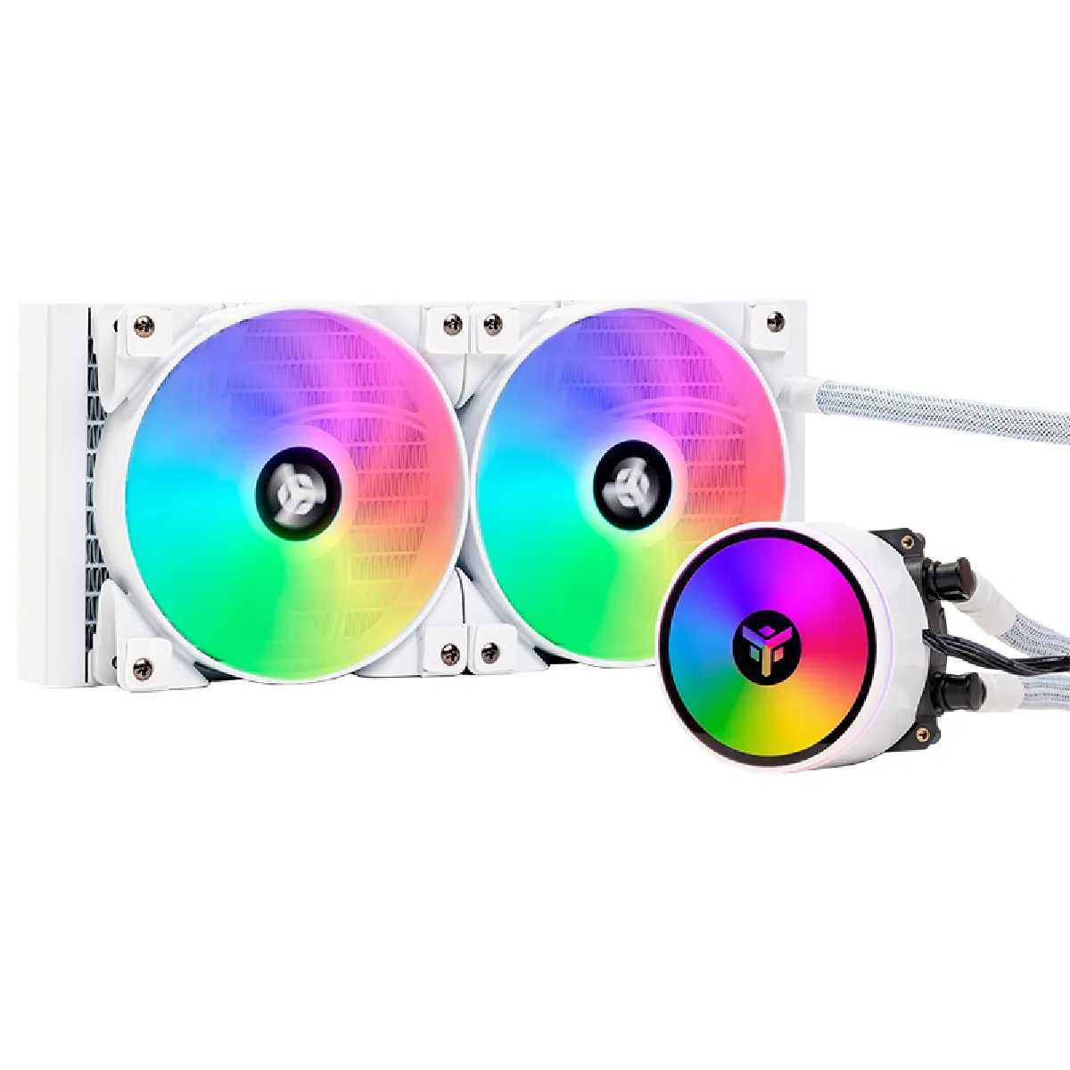 Itek Blanc Evoliq 240 Argb (White Edition) Processeur Refroidisseur De Liquide Tout-En-Un 12 Cm - Neuf - Image 4