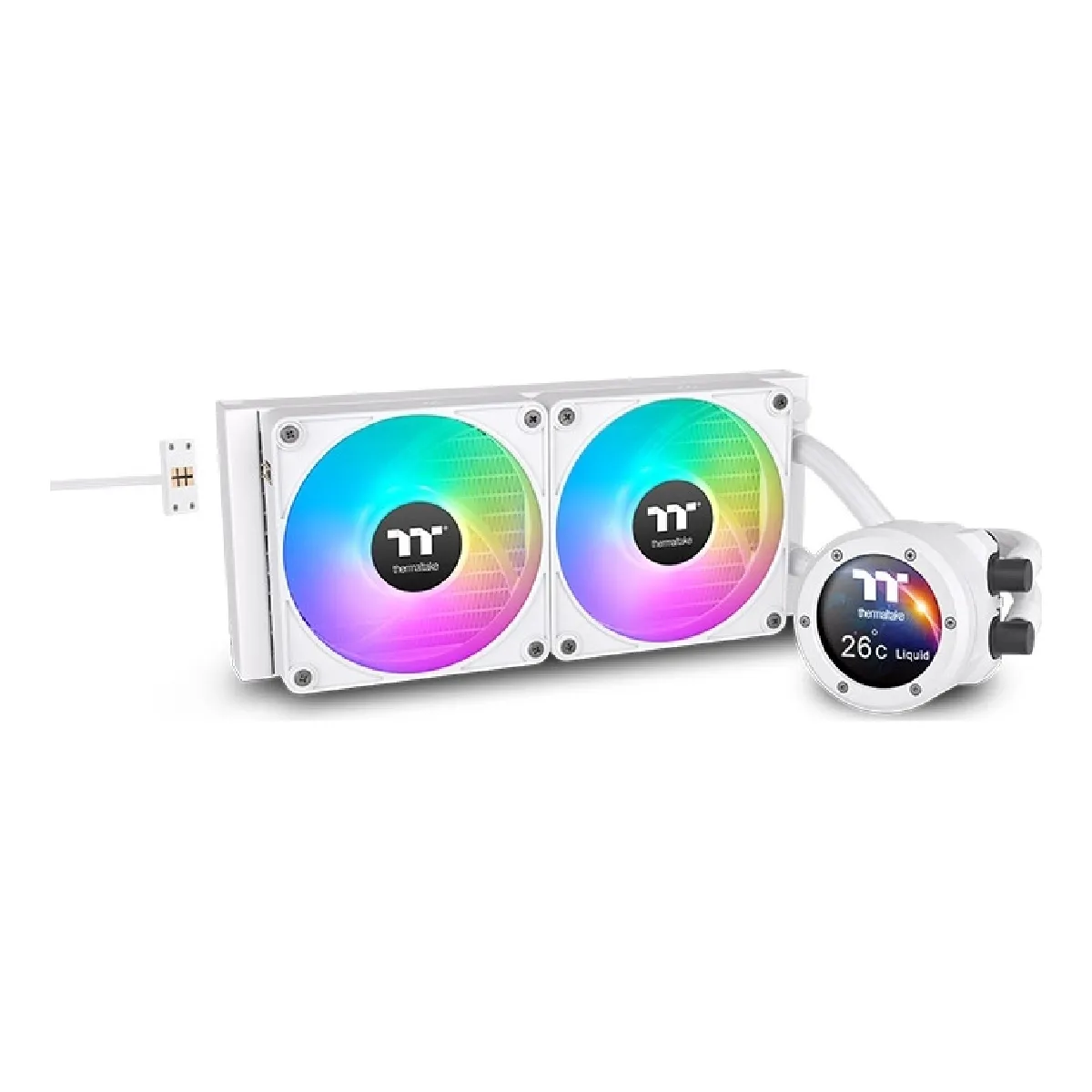 Thermaltake Blanc Kit Watercooling Aio Th V2 Ultra Ex Rgb - 280 Mm