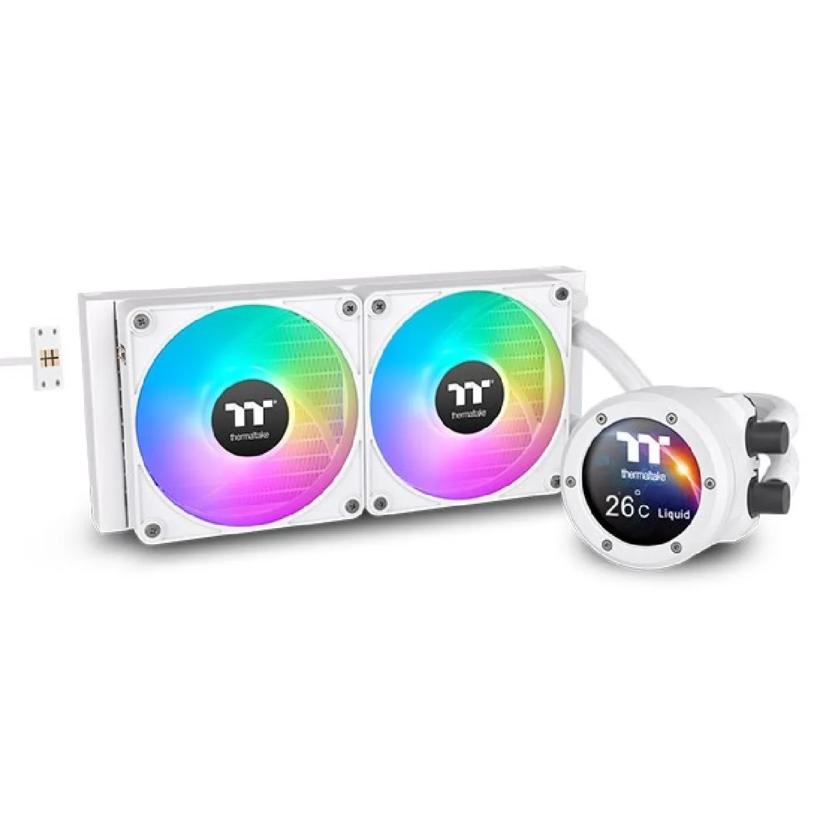 Thermaltake Blanc Kit Watercooling Tout-En-Un Th V2 Ultra Ex - 240 Mm
