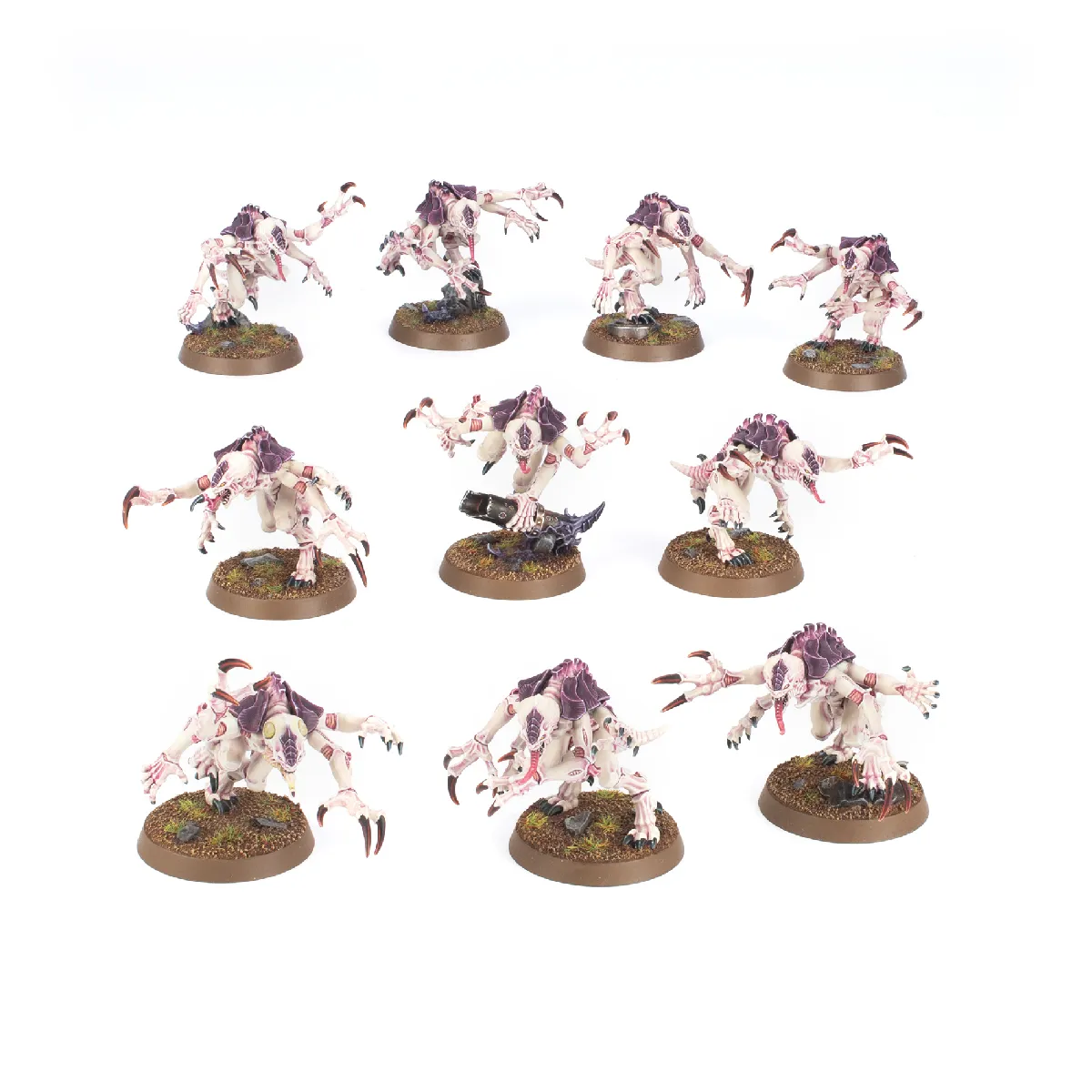 Games Workshop Figurines Warhammer 40K Tyranids Genestealer - 10 Figurines