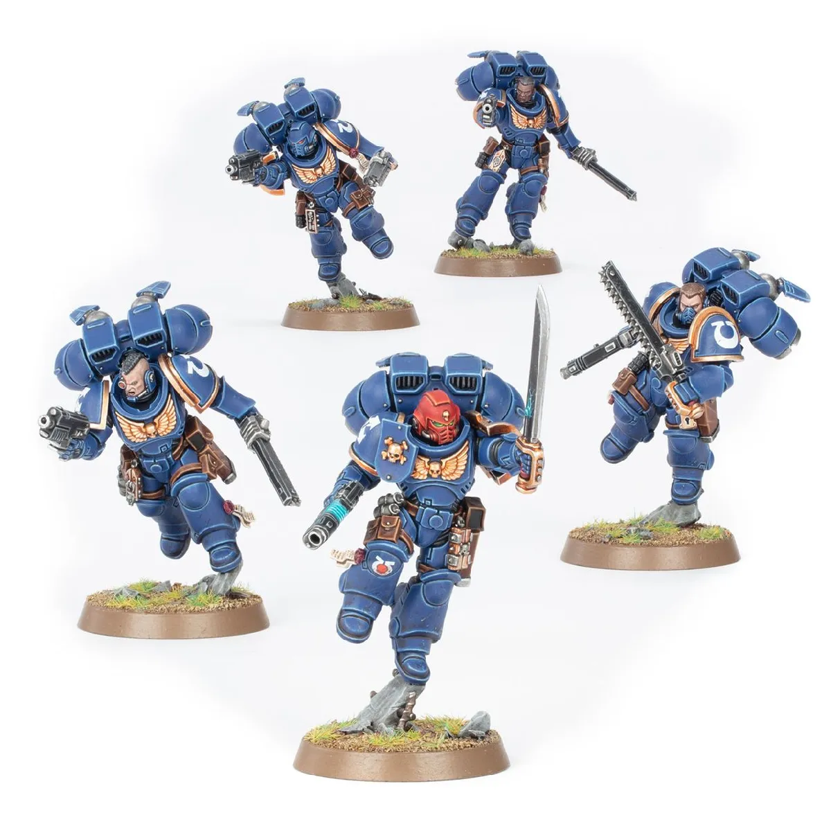 Games Workshop Figurines Space Marines Intercessors Warhammer 40K Avec Réacteurs Dorsaux